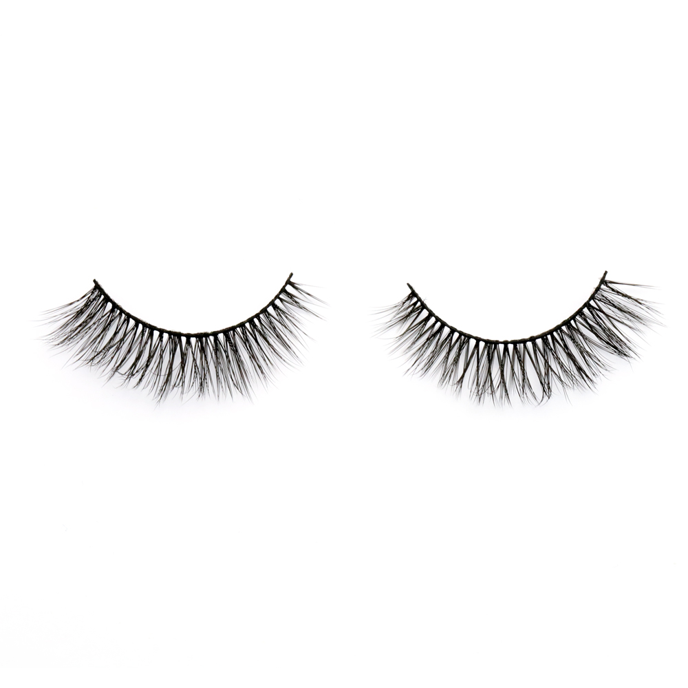 Inquiry for 2020 Fashion Style Synthetic Strip Lashes Natural Style Silk Eyelashes in the UK with Customized Box YY98